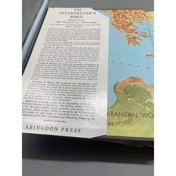 the interpreter's bible volume 7 hardcover book 1951 abingdon press READ - Picture 3 of 7